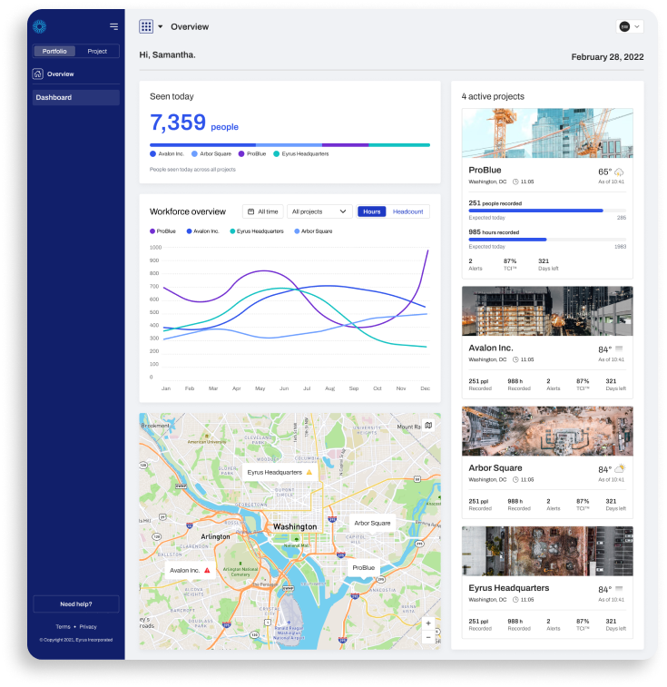 Eyrus Workforce Tracking